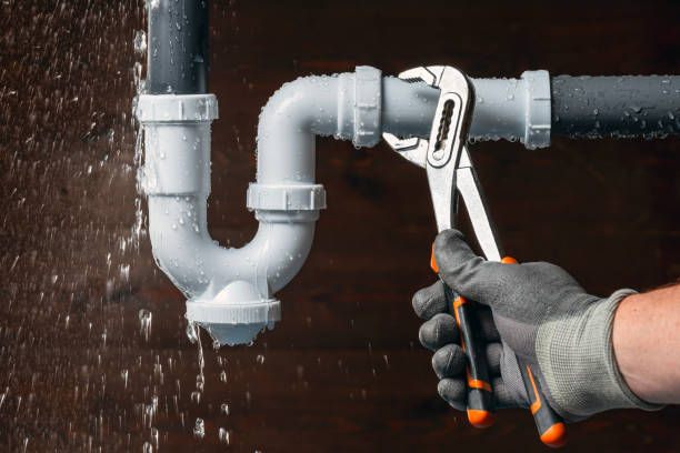 Professional Emergency Plumber technician working in Clark, PA